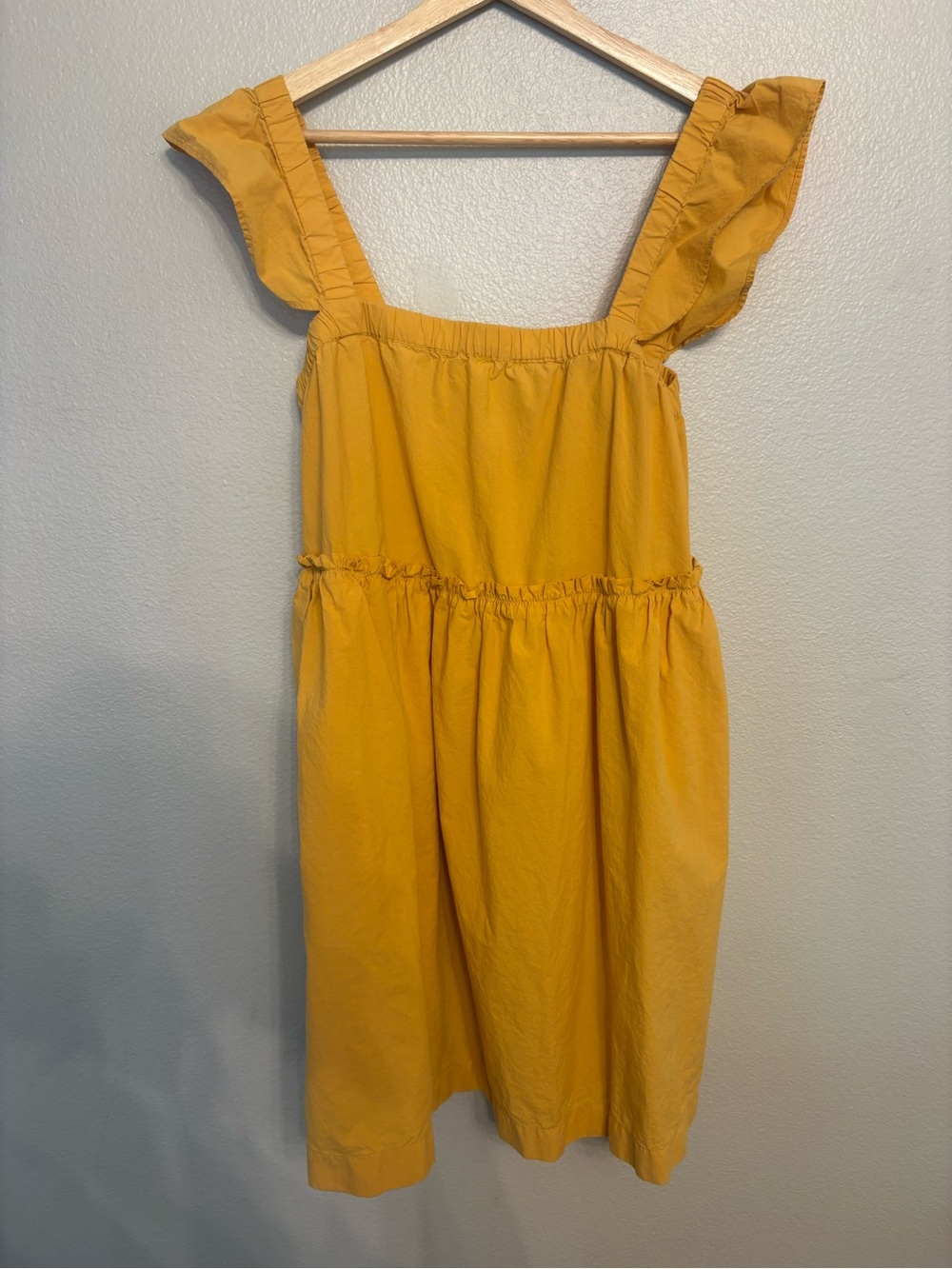 Madewell Mustard Yellow Elastic Waist Top